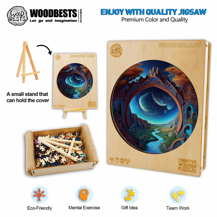 Fairyland Puzzle Wooden Jigsaw Puzzle-Woodbests