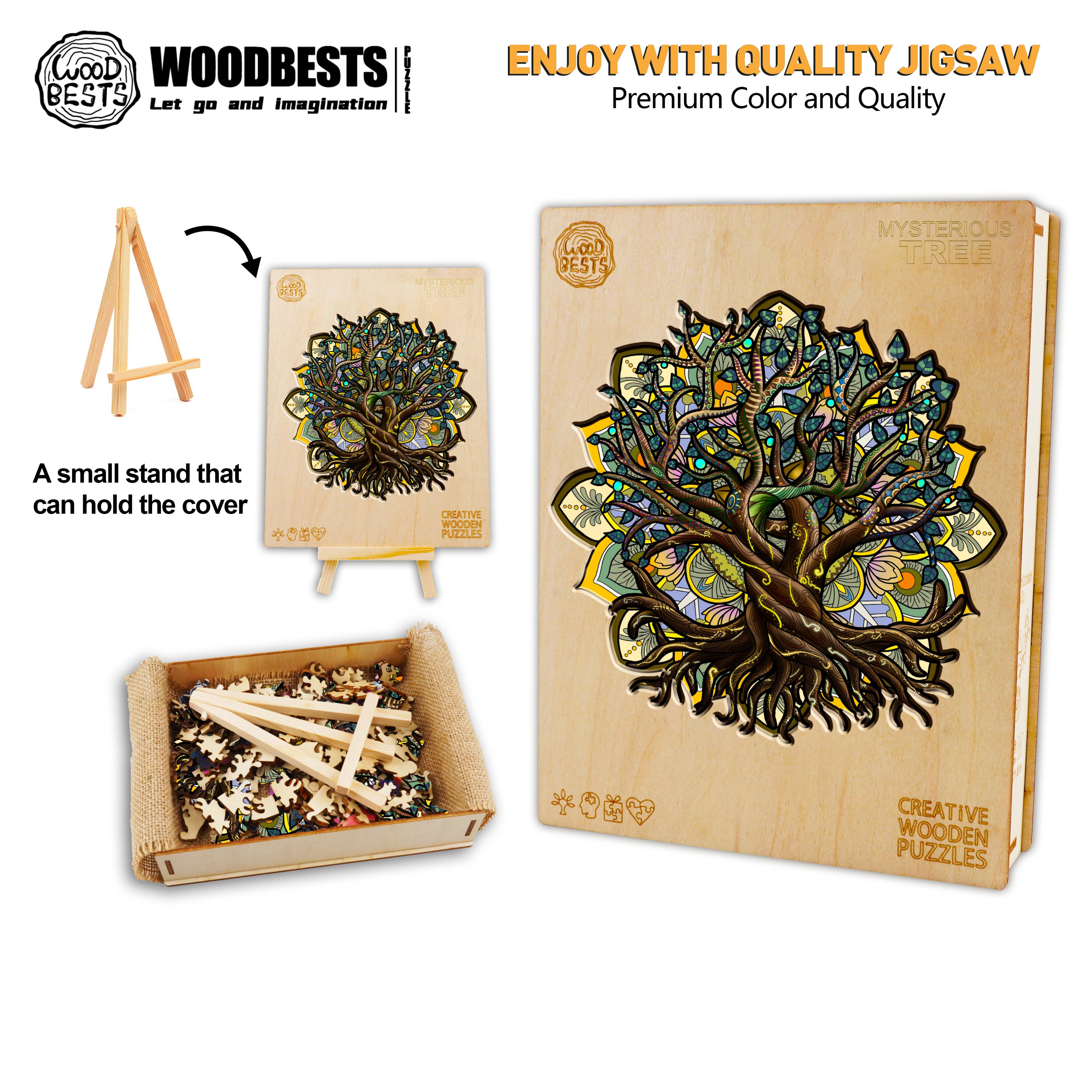 Mysterious Tree Wooden Jigsaw Puzzle