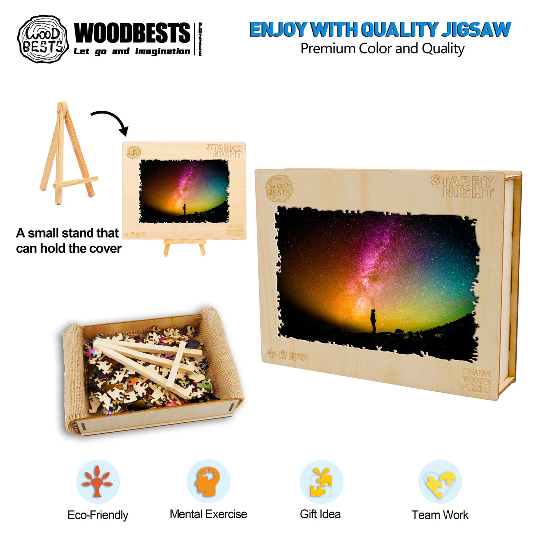 The Stargazer Wooden Jigsaw Puzzle - Woodbests