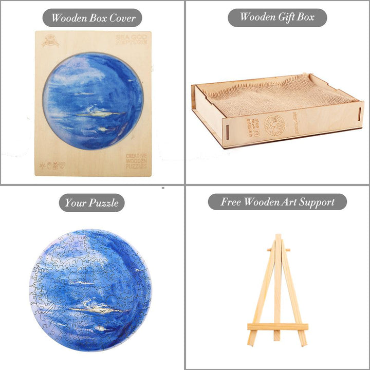 Neptune Star Wooden Jigsaw Puzzle