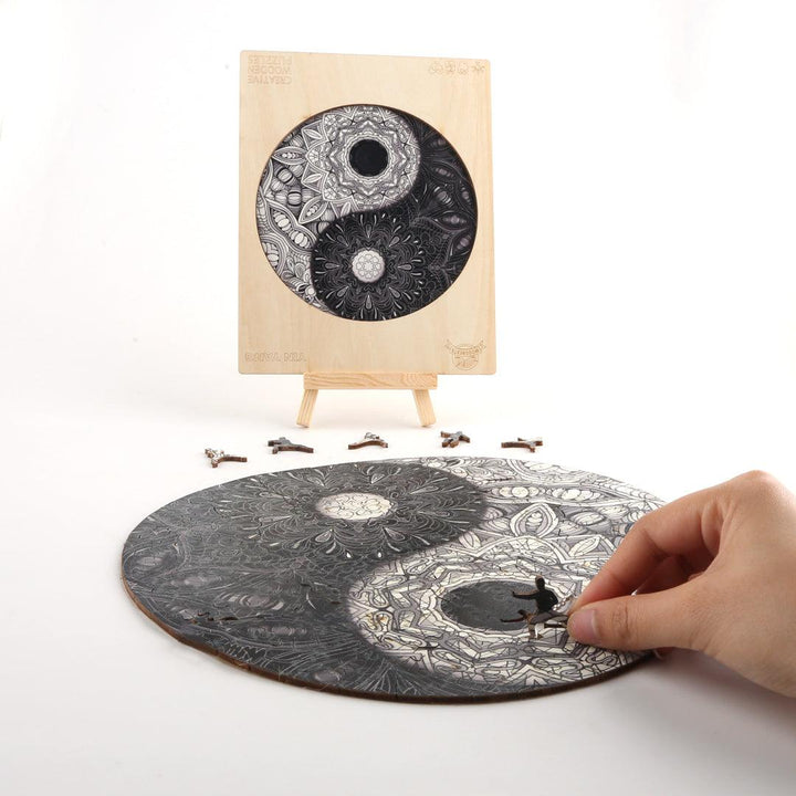 Yin Yang Wooden Jigsaw Puzzle - Woodbests