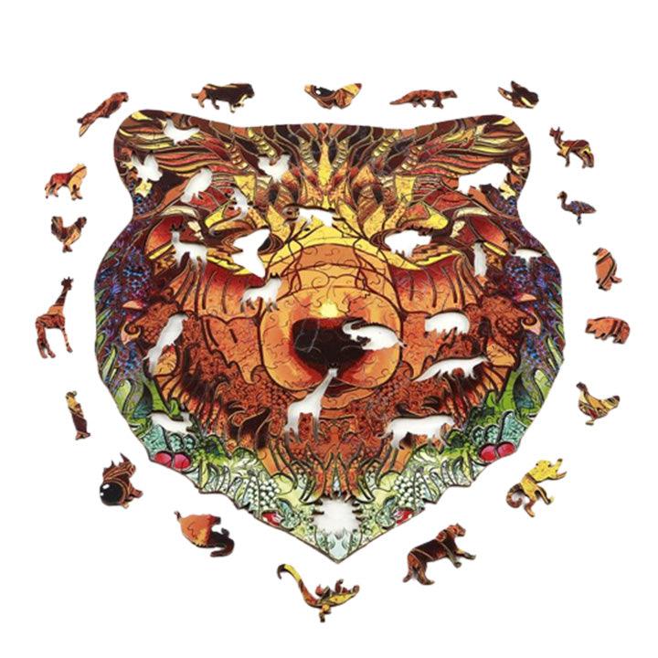 Brave Bear Wooden Jigsaw Puzzle - Woodbests