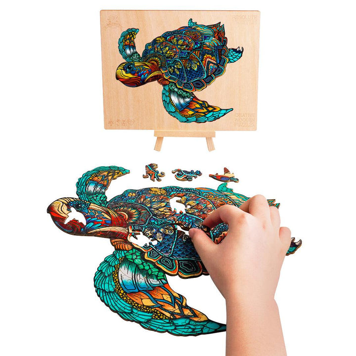 Resolute Turtle Wooden Jigsaw Puzzle