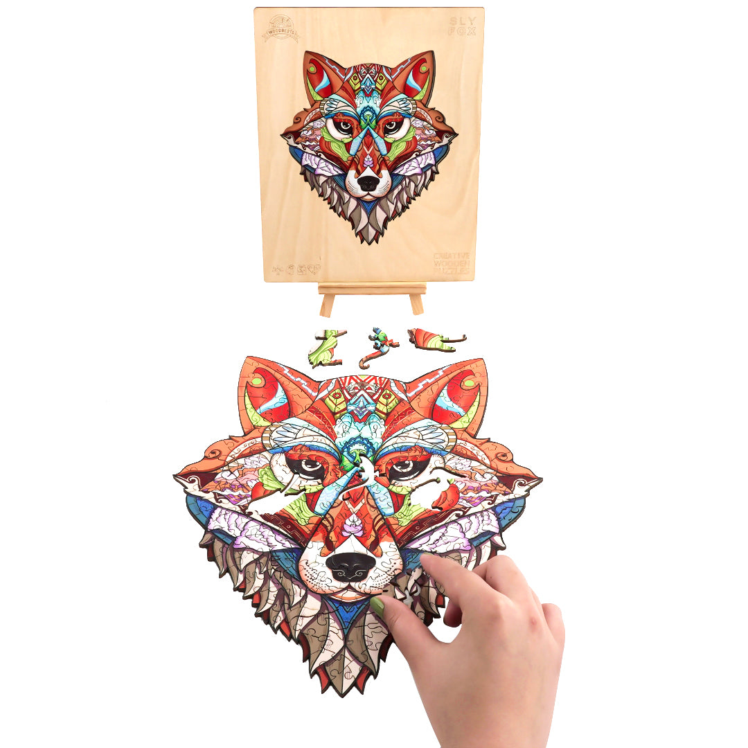 Sly Fox Wooden Jigsaw Puzzle - Woodbests