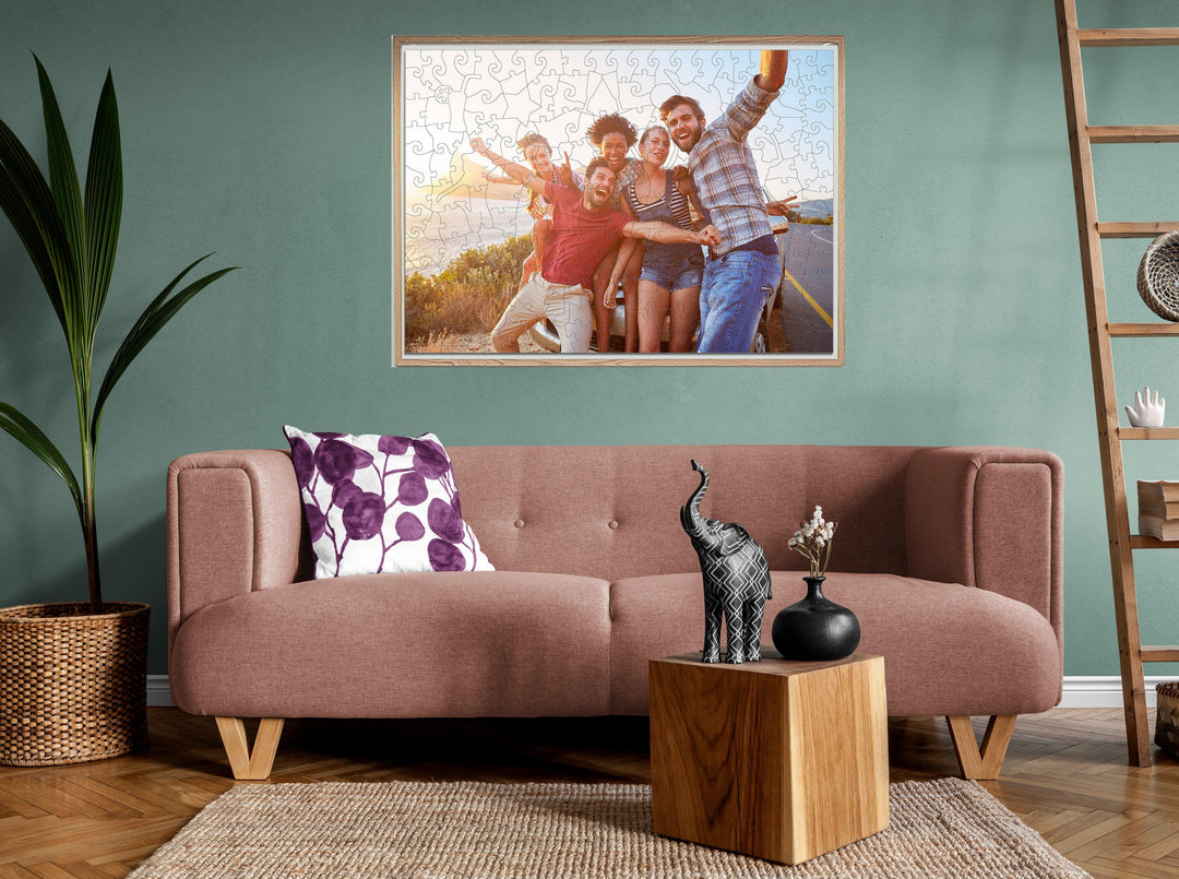 Personalized Friendship Photo Wooden Puzzle - Woodbests