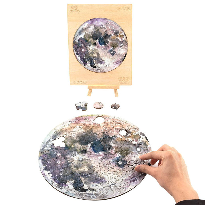 Moon Wooden Jigsaw Puzzle - Woodbests
