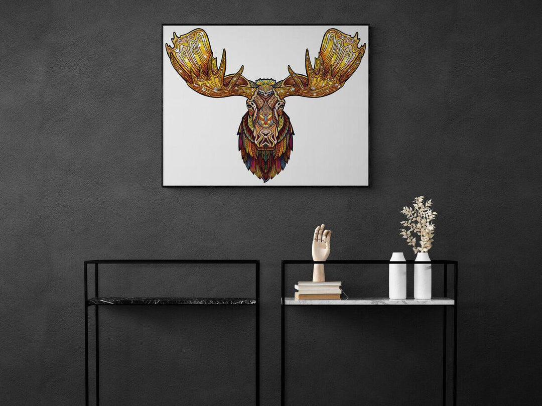 Majestic Moose Wooden Jigsaw Puzzle