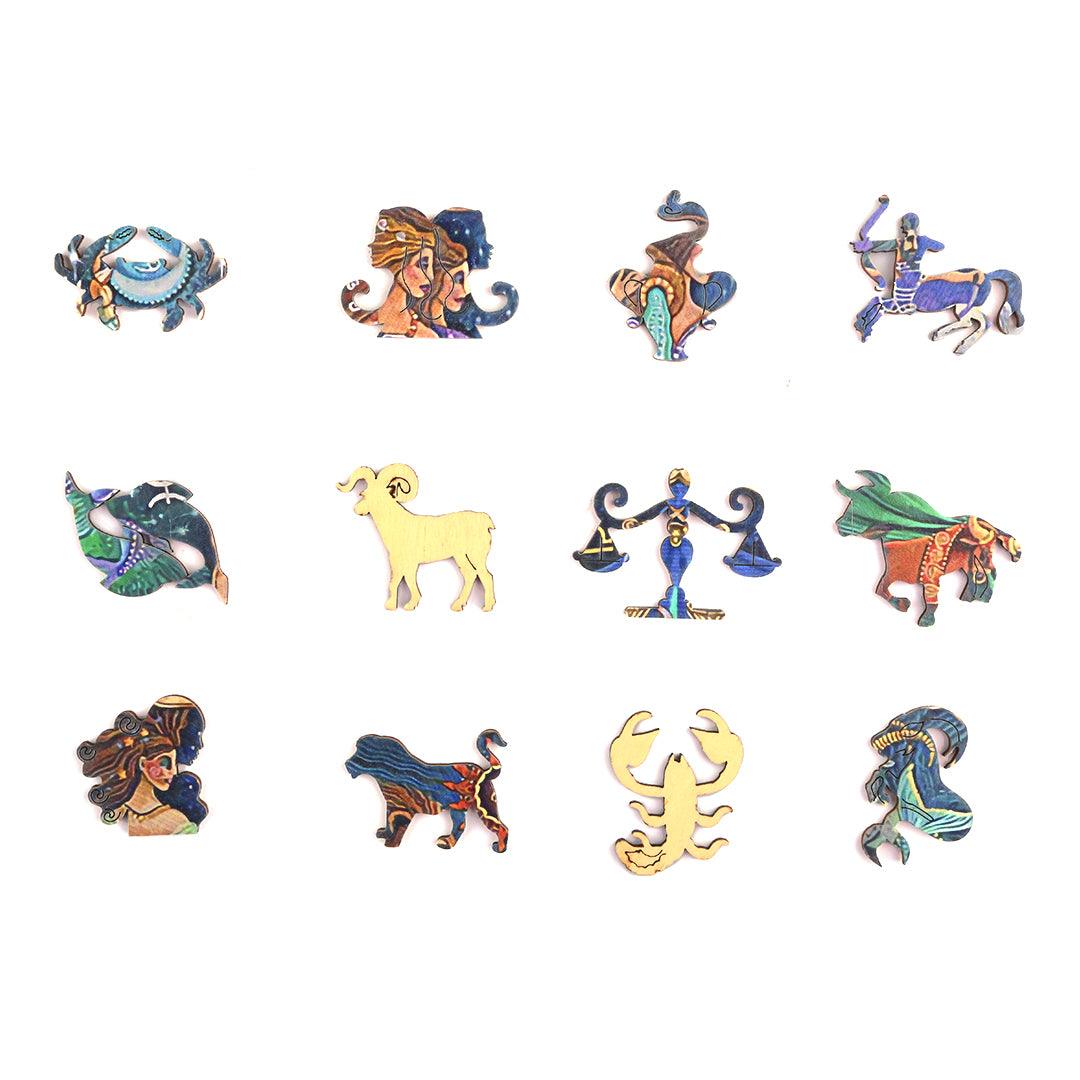Constellation Horoscope Wooden Jigsaw Puzzle - Woodbests