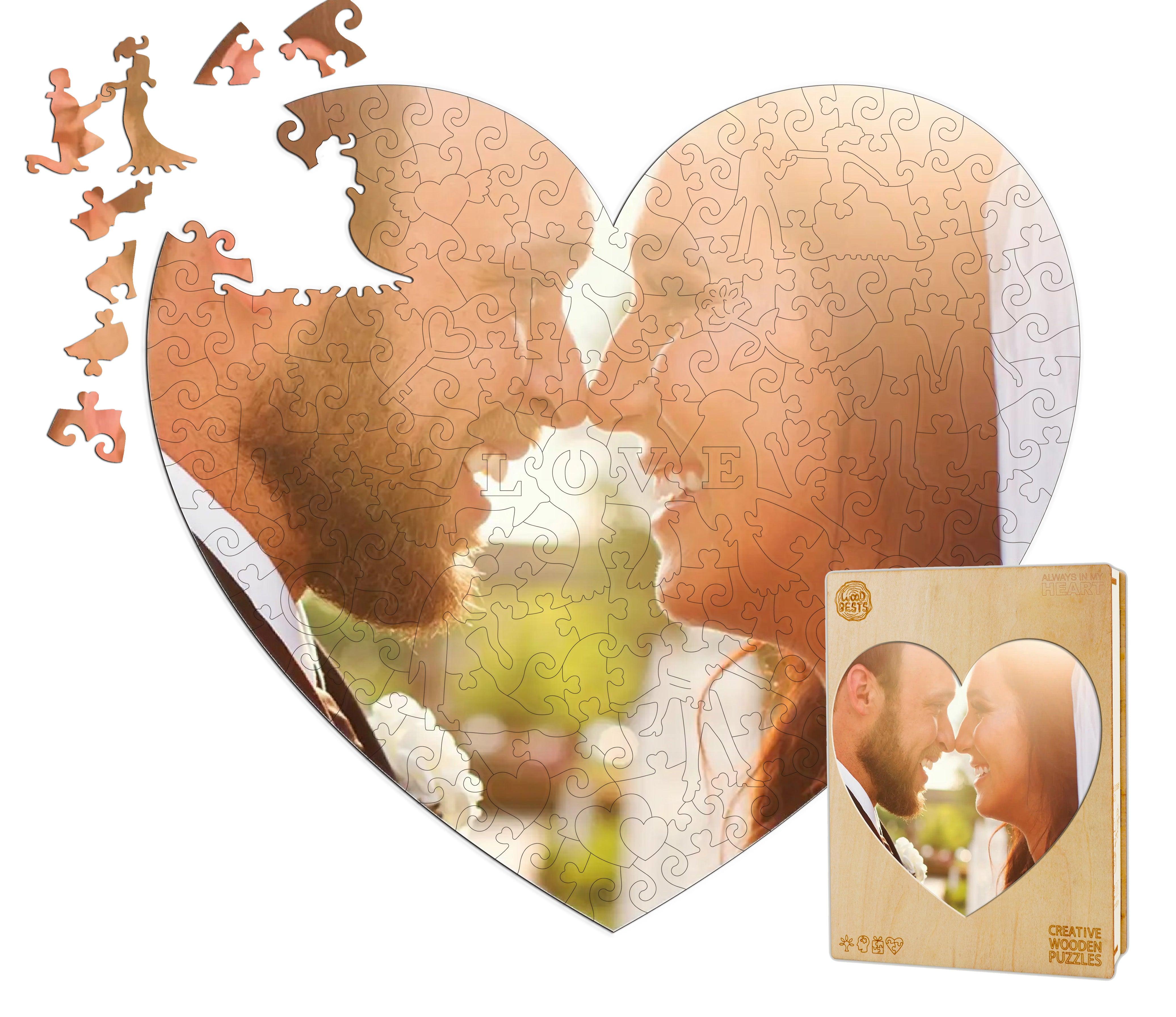 Personalized Photo Puzzles For Wedding Memory