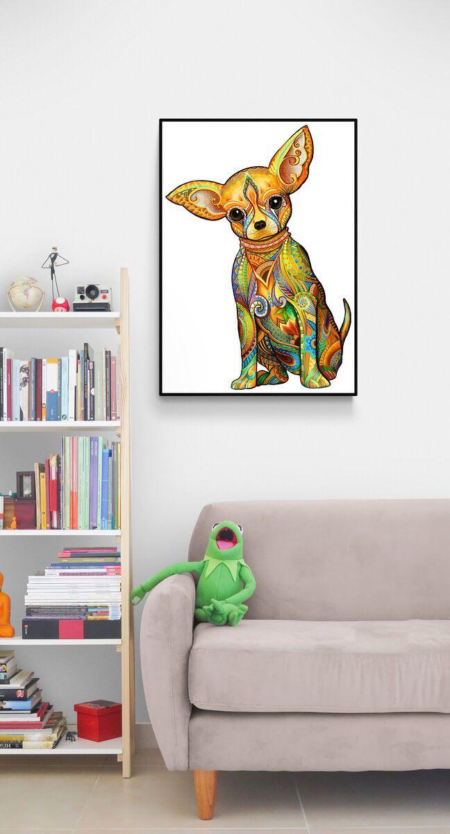 Chihuahua Wooden Jigsaw Puzzle