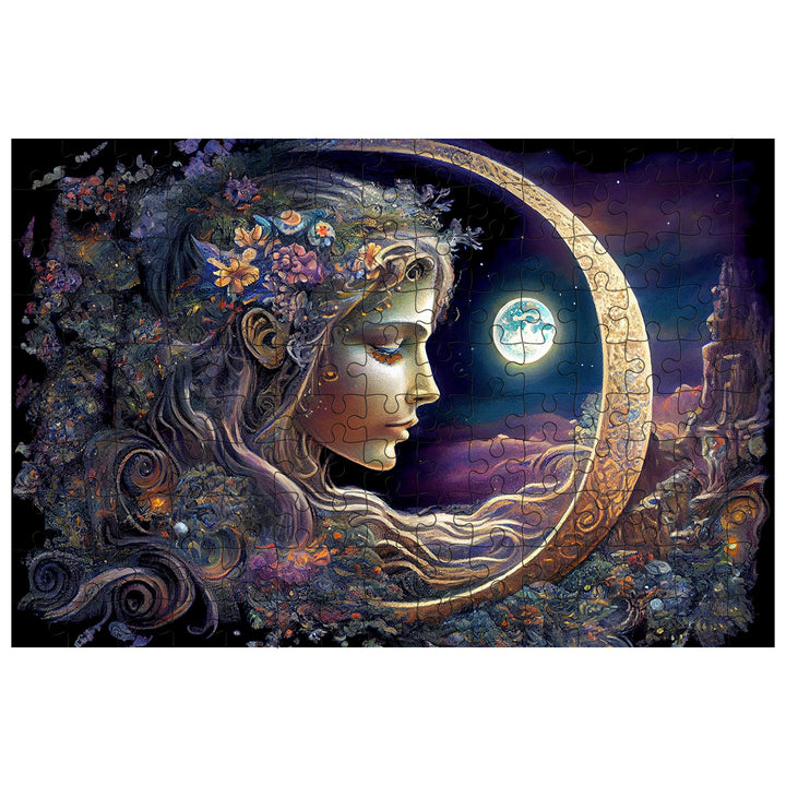 Moon Goddess Jigsaw Puzzle[300PCS/500PCS/1000PCS]-Woodbests