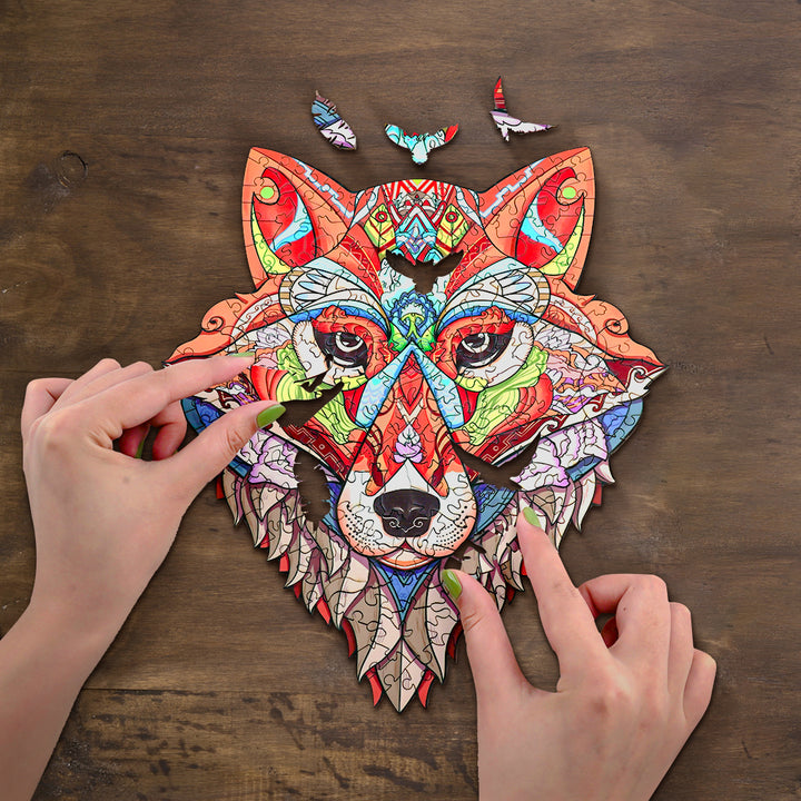 Sly Fox Wooden Jigsaw Puzzle