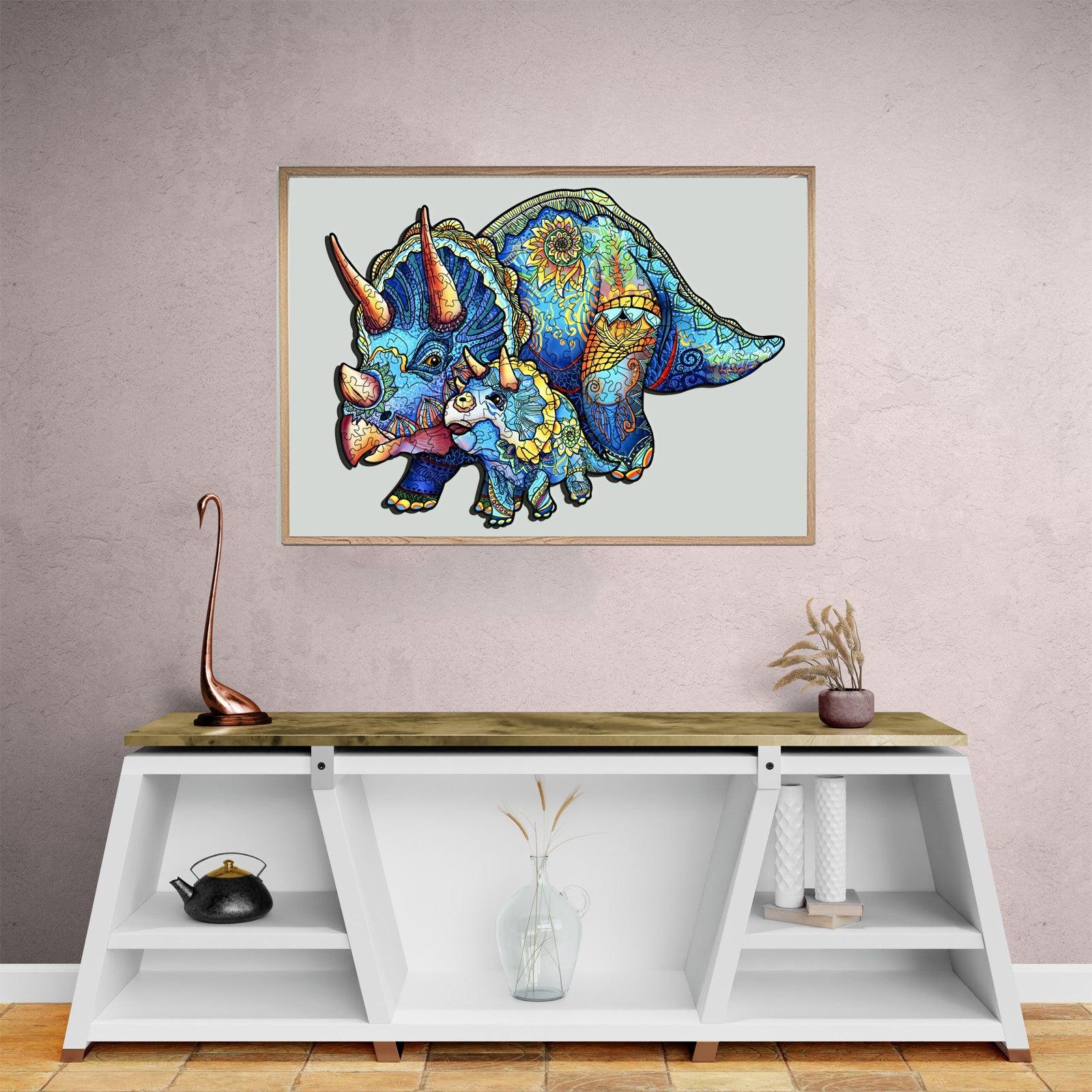 Triceratops Wooden Jigsaw Puzzle