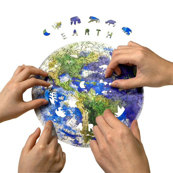 Earth Wooden Jigsaw Puzzle