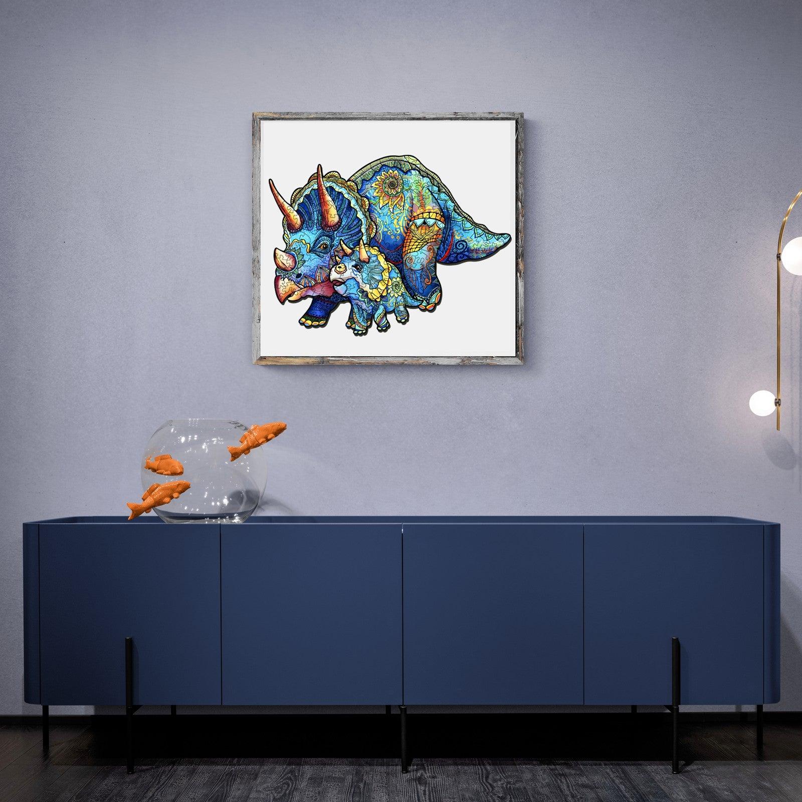 Triceratops Wooden Jigsaw Puzzle