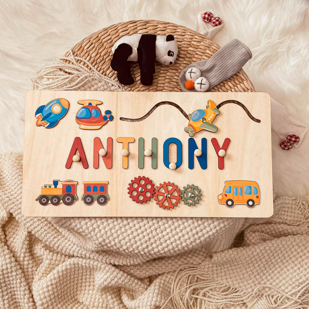 Personalized Baby Name Educate Puzzle Advanced Toys