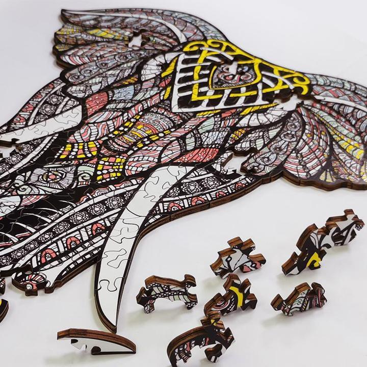 Noble Elephant Wooden Jigsaw Puzzle - Woodbests