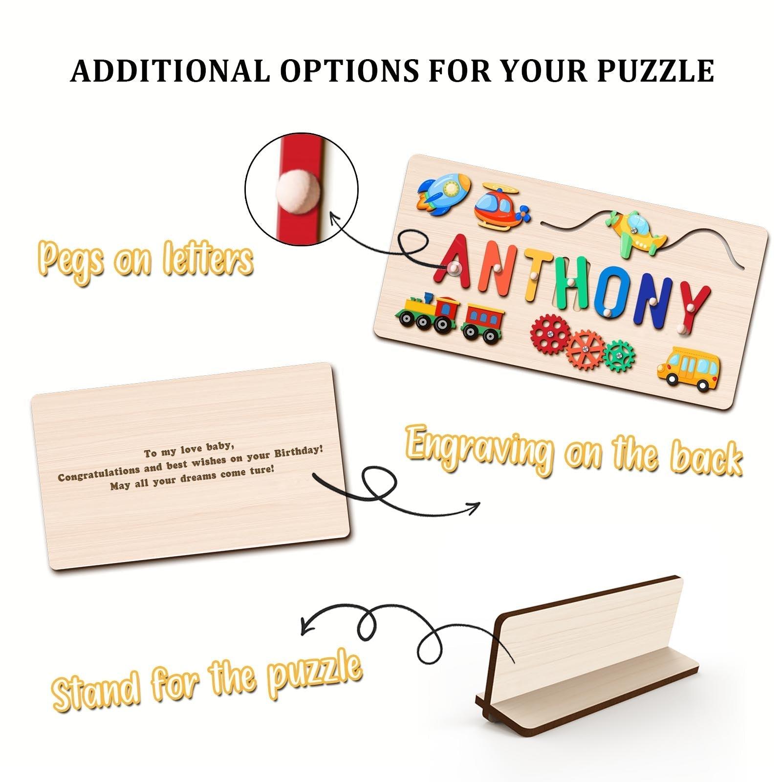 Personalized Baby Name Puzzle Advanced Toys