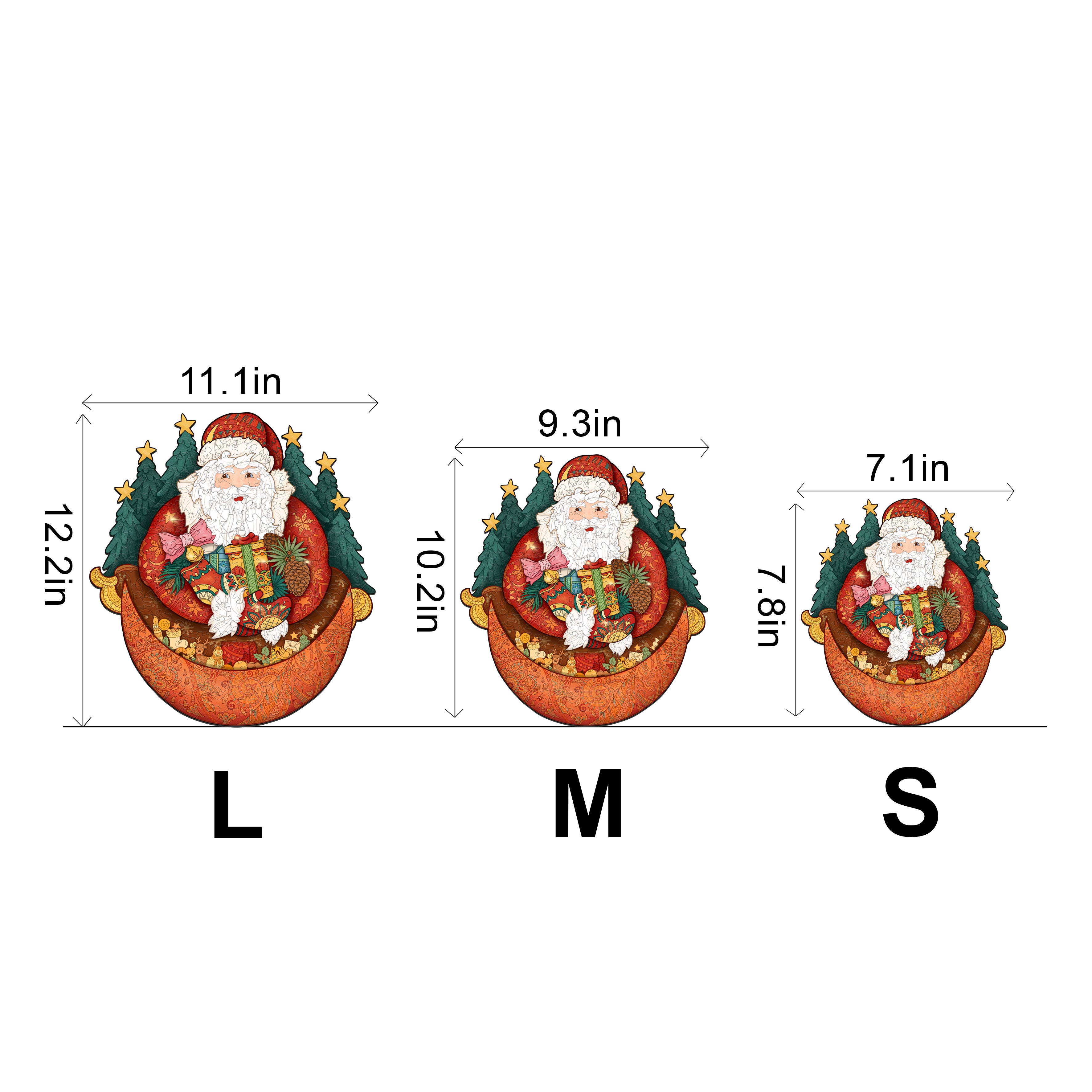 Warm Christmas Wooden Jigsaw Puzzle