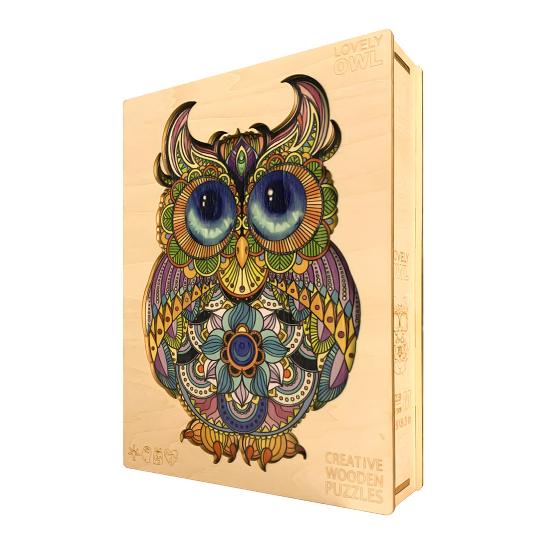 Lovely Owl Wooden Jigsaw Puzzle