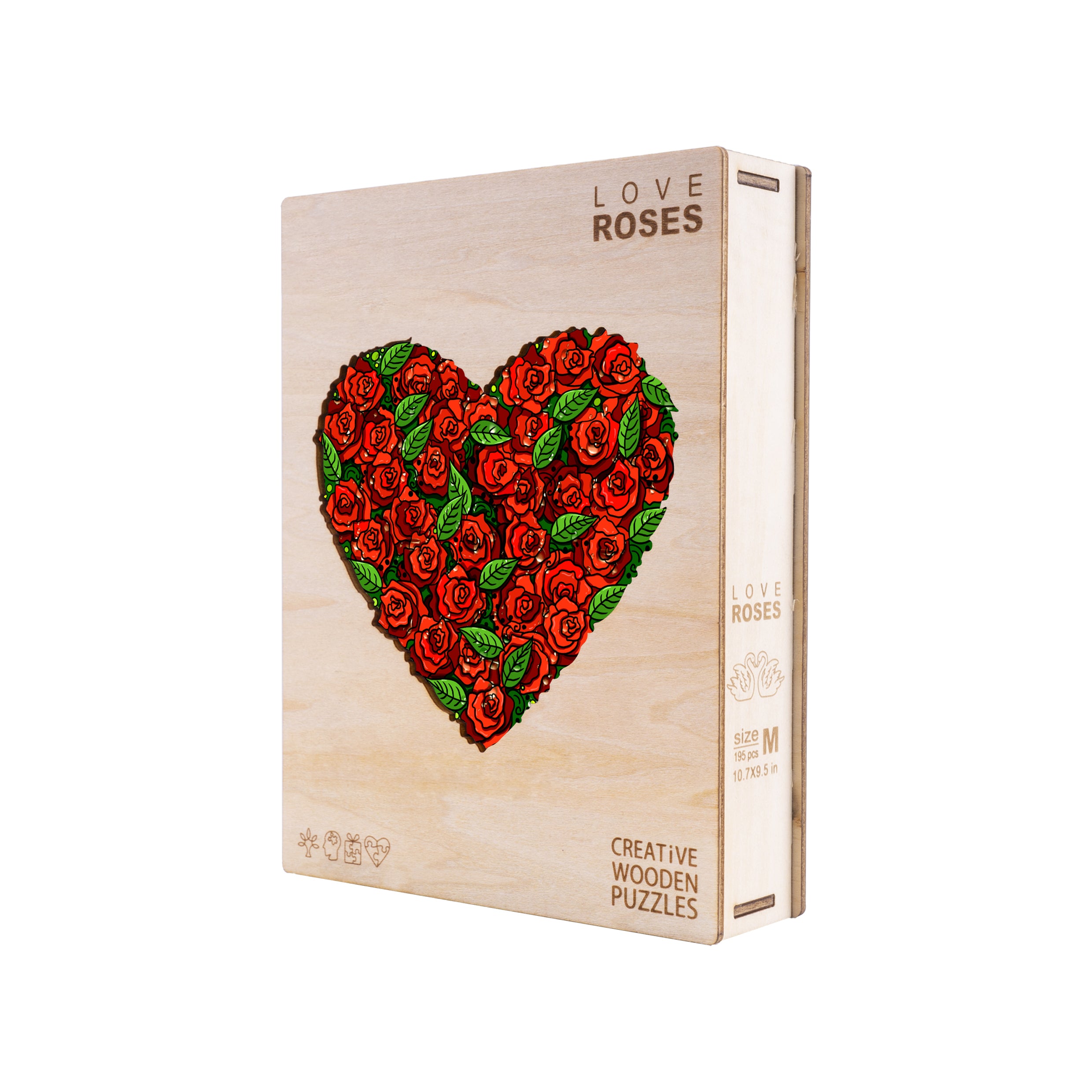 Love Roses Wooden Jigsaw Puzzle